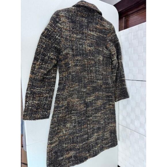 "ENZO ANGIOLINI" Wool Womens Trench Coat, SZ M, Quiet Luxury, Old Money, Rustic - Picture 12 of 14